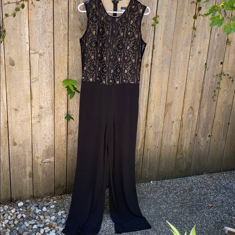 Beautiful black and lace jumpsuit